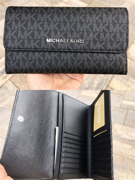 michael kors multifunction travel wallet|michael kors trifold wallet women.